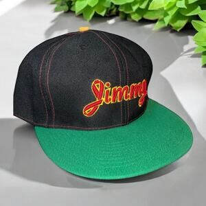 Grassroots Jimmy Hat Fitted Cap 7 3/4 Africa AIDS Awareness Baseball Green Black